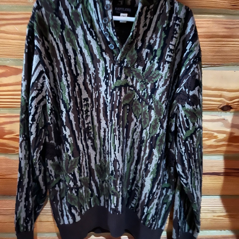 Rattlers Brand Men’s camo sweater
